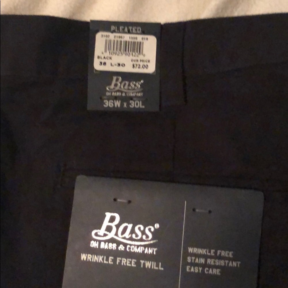 Bass wrinkle free pants
